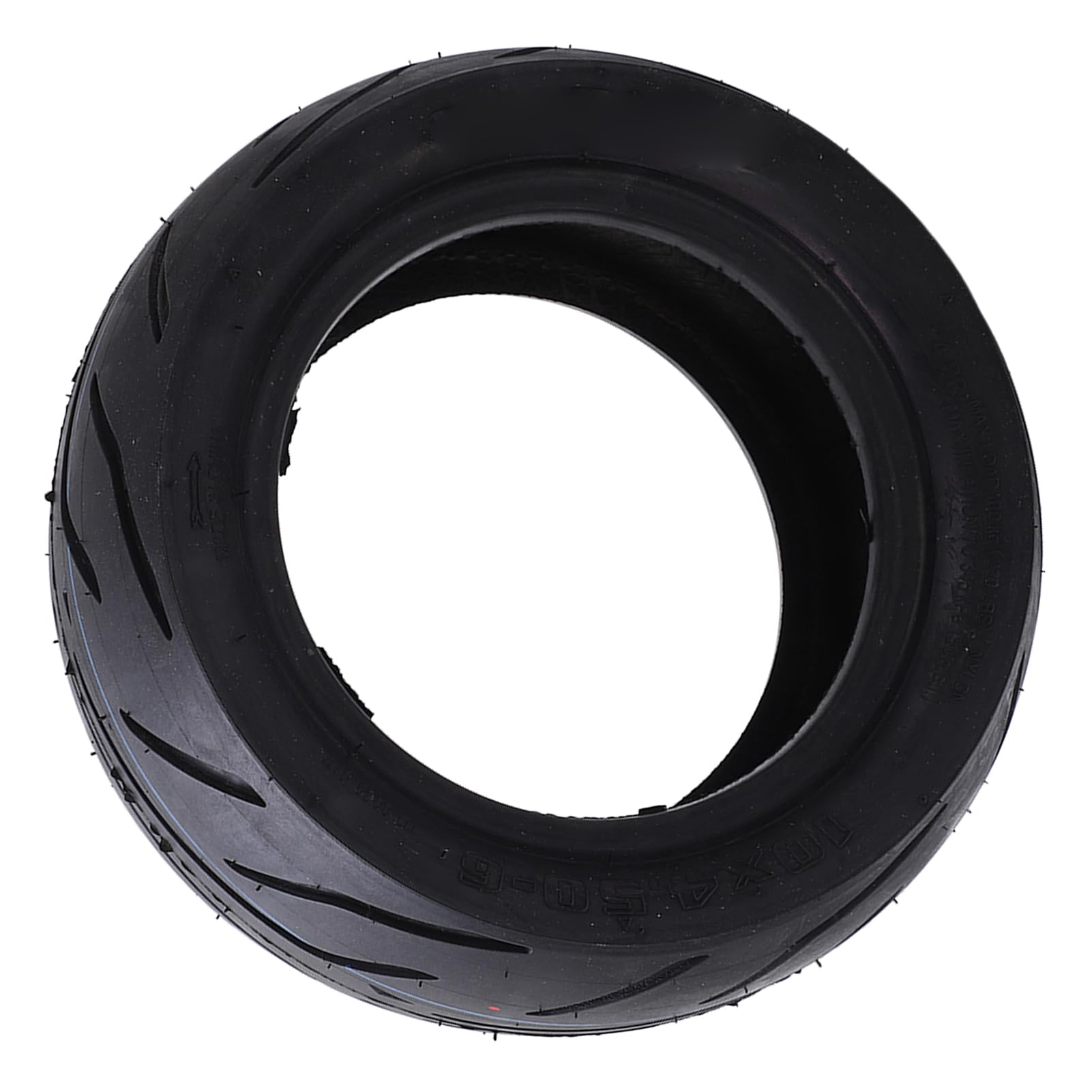 RiToEasysports Electric Scooter Tire, 10 Inch Rubber Construction Lightweight Black Tire, Scooter Replacement Tire for Commuters Urban Riders Daily Travel