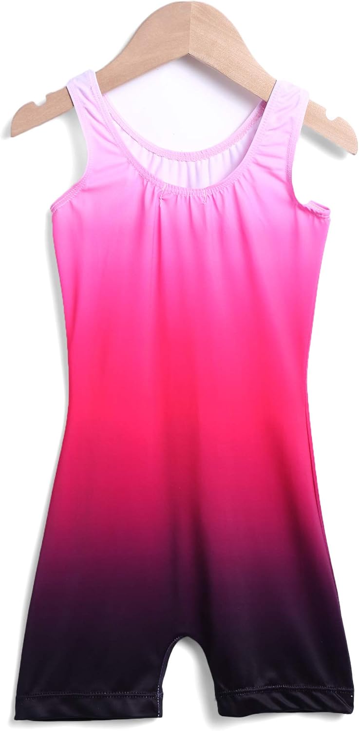Zaclotre Girls' Gymnastic Leotard - Sparkly Shiny Diamond Design | One-Piece Ballet Outfit
