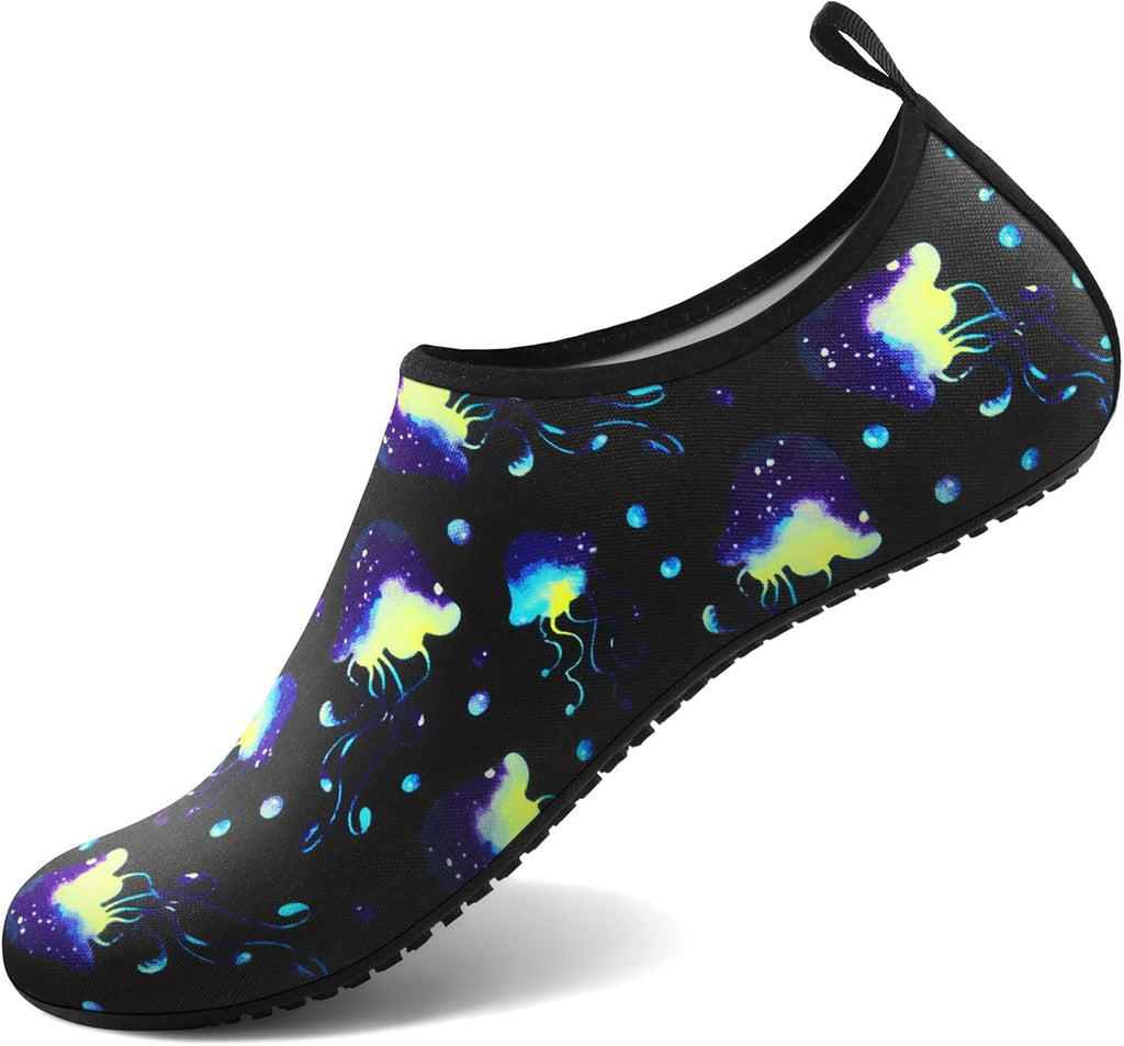 Skiennix Water Shoes - Quick-Dry Aqua Socks for Men & Women | Perfect for Beach, Pool & Yoga - Adult & Youth Sizes