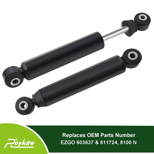 Roykaw Golf Cart Rear Shock Absorbers Kit for EZGO RXV 2008-2013 Gas & Electric Models, Replaces OEM # 603637, 611724