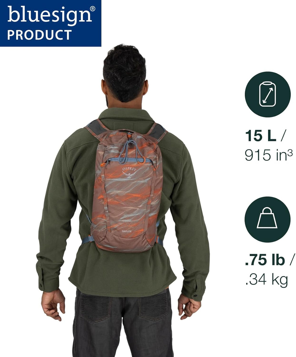 Osprey Daylite Cinch Backpack - Frosty Mint Green | Lightweight & Versatile Design