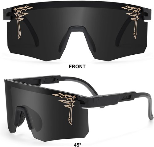 FIXEROS Two Size Polarized Baseball Sunglasses For Adults and Youth Boys Girls Kids UV400 Men Women Cycling Sports Glasses