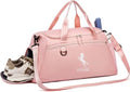 Marengo Gym Bag | Lightweight Travel Duffle with Shoe & Wet Compartment - Ideal for Sports, Yoga & Travel, Pink