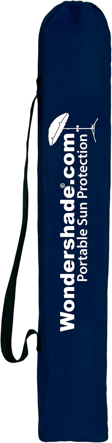 Wondershade Ultimate Portable Sun Shade Umbrella - Lightweight Adjustable Outdoor Patio & Beach Umbrella (Navy)
