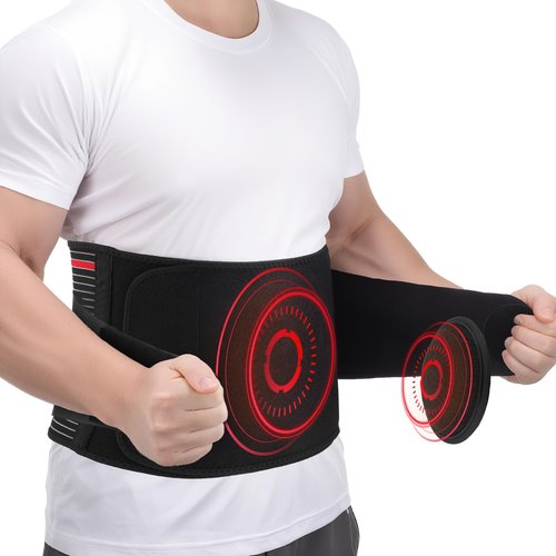 Umbilical Hernia Belt for Men and Women, FSA Eligible Items, Hernia Support with 2 Removable Compression Pads and Pressure Belt, Ultra-breathable Abdominal Hernia Belt for Belly Button Hernia, HSA Approved Products Only