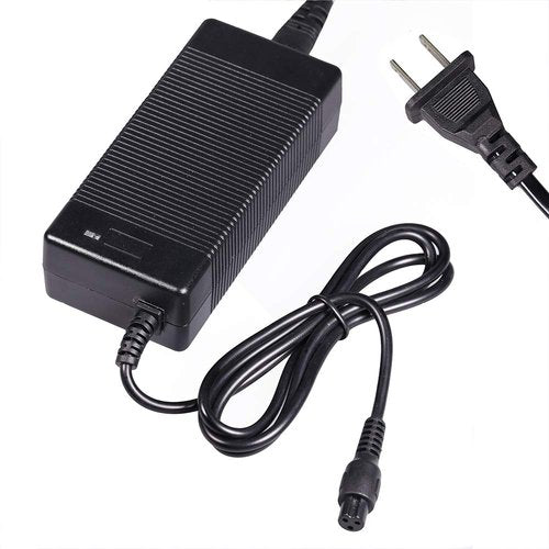 Mouow UL 42V 1.5A AC/DC Charger PowerFast 3-Prong Inline Connector for 36V Pocket Mod, Sports Mod Lithium Battery, Battery Charger