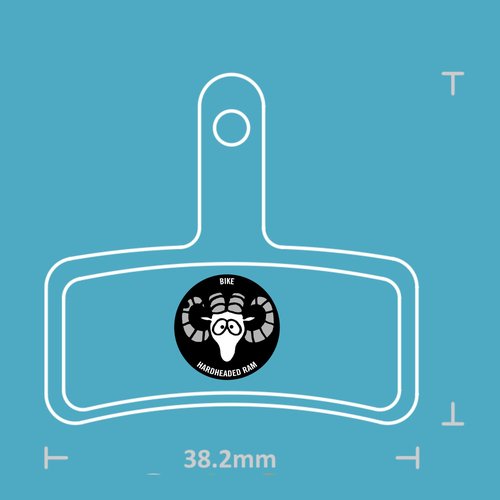 2 Pairs Bike Brake Pads Resin for Tektro Dorado, HD-E710, Clarks Vx863c, D40.11, R1, 130S, DBT1E.