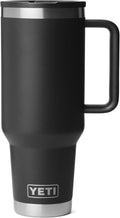 YETI Rambler 40 oz Travel Mug - Stainless Steel, Vacuum Insulated, Leakproof & Cup Holder Friendly