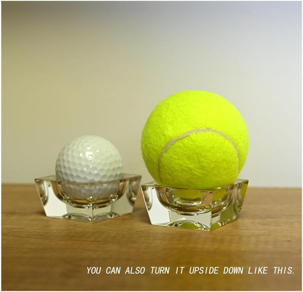 Skiennix Crystal Ball Stand - Clear Sphere Holder for 40mm to 120mm Balls | Perfect Display Base