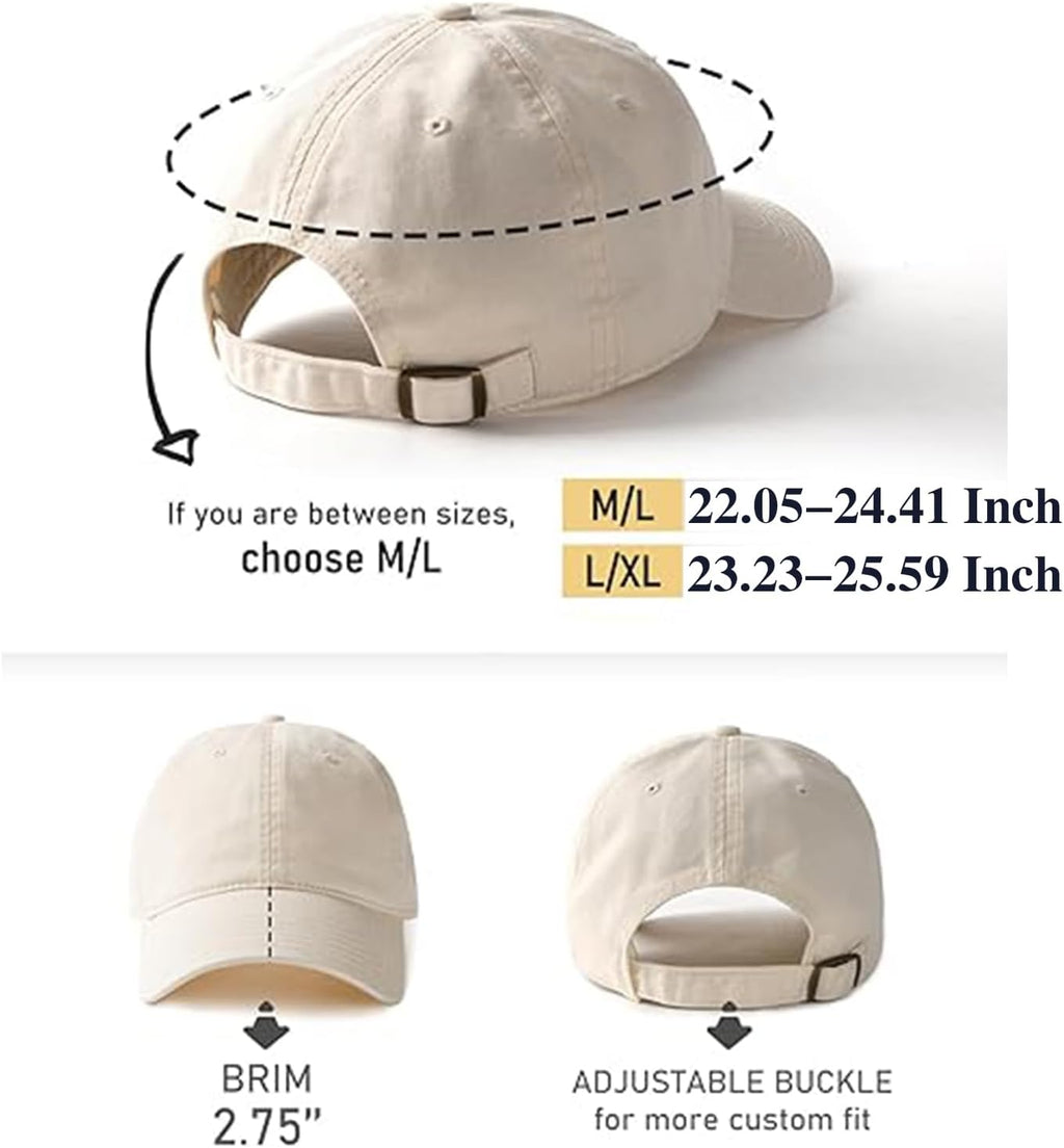 Skiennix Women's Baseball Caps - Adjustable Summer Sun Visor Hats | 2-Pack Set