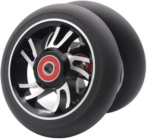 2Pcs 100 mm Pro Stunt Scooter Wheels with Abec 9 Bearings for MGP/Razor/Lucky/Envy/Vokul Pro Scooters Replacement Wheels