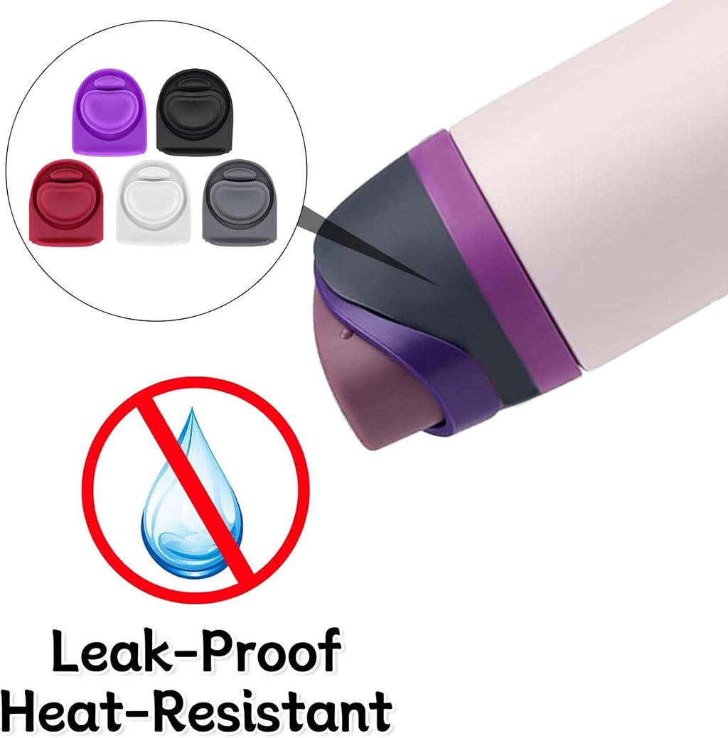 Owala | 5-Pack Replacement Rubber Stopper Seals for FreeSip Water Bottles - Silicone Lid Caps