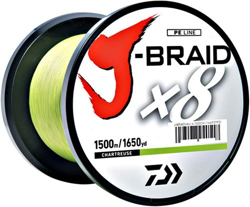 Daiwa J-Braid 150M | 8-Strand Woven Fishing Line for Enhanced Strength and Durability