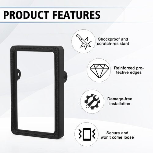 YIBEICO Shock Absorbent Protective Bumper Display Edge Guard for Ridstar Q20 E-Bike Display Screen, Accessory, Compatible with Ridstar Q20