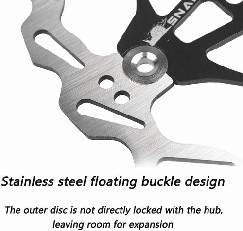 Newgoal 160mm 180mm Bicycle Disc Brake Rotor Bike Disc Brake Sets with 6 Bolts Fit for Road Bike,Mountain Bike,MTB,BMX（Aluminum Alloy and Stainless Steel）
