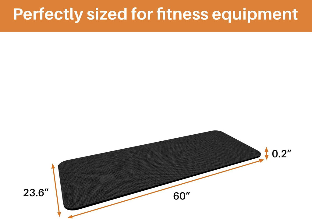 Regine Switzerland Treadmill Mat - Noise-Reducing Exercise Equipment Mat for Carpet & Hardwood Floors