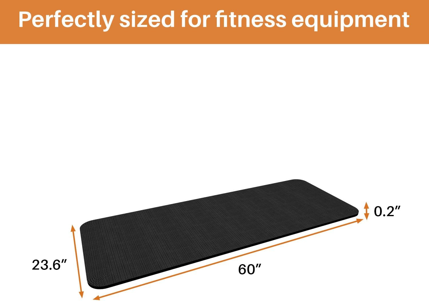 Regine Switzerland Treadmill Mat - Noise-Reducing Exercise Equipment Mat for Carpet & Hardwood Floors