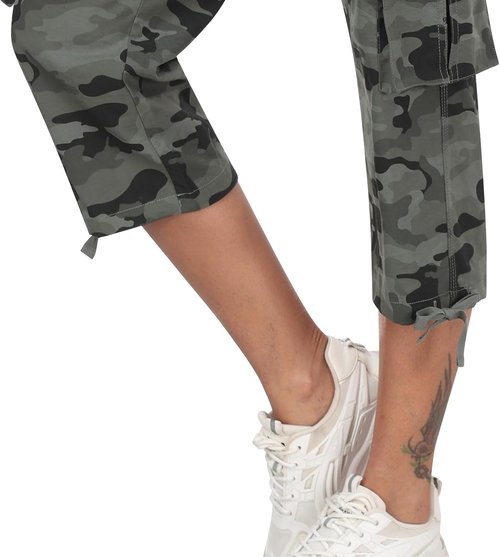 MoFiz Women's Capri Pants - Lightweight Casual Capris with Pockets | Dressy Loose Fit for Hiking