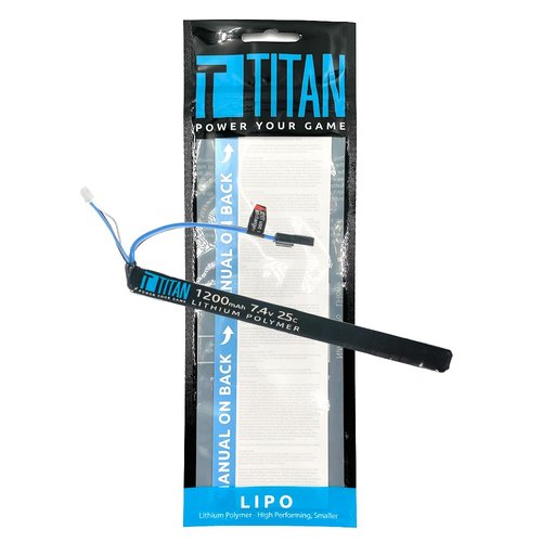 Titan LiPo 1200mAh 7.4v 25C AK Stick-Tamiya