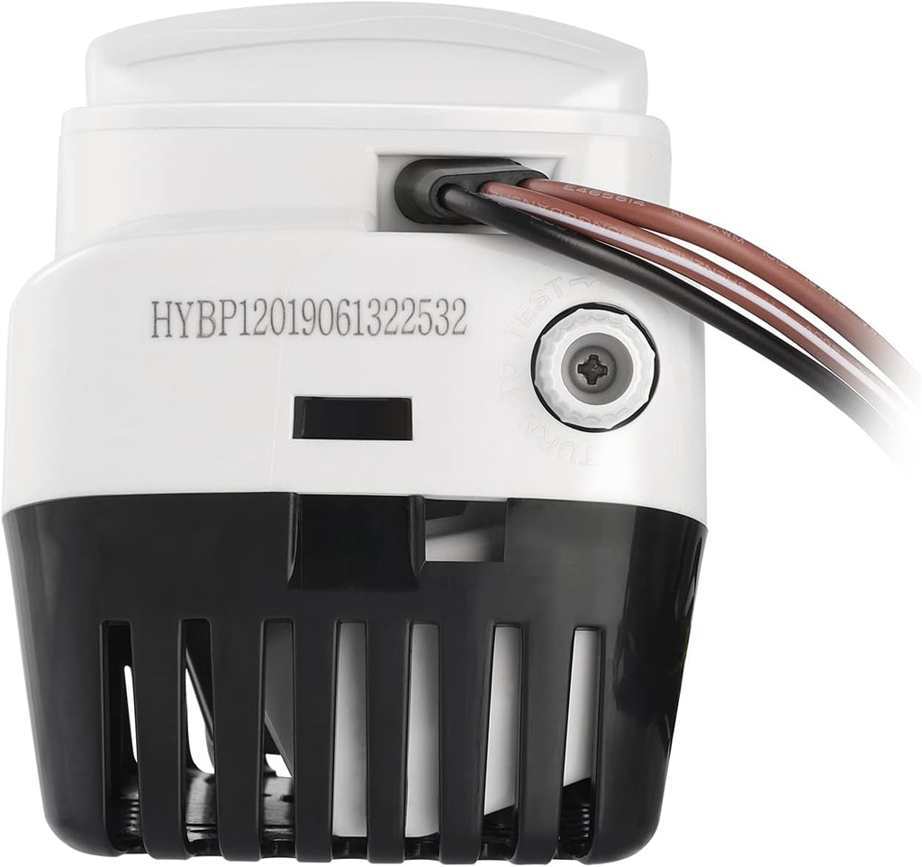 Skiennix 750GPH Automatic Submersible Bilge Water Pump - Float Switch & 3/4 Inch Outlet Diameter