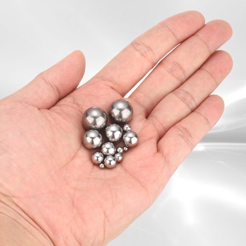 M METERXITY Stainless Steel Bearing Balls - 1500-Pack, 1mm G100 Precision Balls for Crafts & Bearings