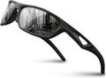 RIVBOS Polarized Sports Sunglasses - TR90 Frame for Men & Women | Ideal for Cycling, Fishing, Running