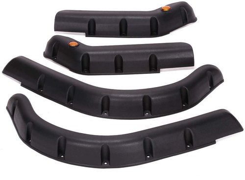 10L0L Golf Cart Fender Flares - Standard Fender Flares Front and Rear for EZGO TXT 1998-2013 Gas/Electric Carts with Metal Mounting Hardware Not Fits 48V Electric and Modified Cart