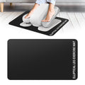 Under Desk Elliptical Mat - Non-Slip Exercise Equipment for Peloton Bike, Small Exercise Mat for Desk Workout Equipment