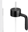 Hydro Flask Replacement Lid - Wide Mouth Water Bottle Cap with Straw | Fits 12-128 oz Sizes
