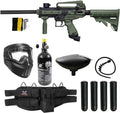 Maddog Tippmann Cronus Tactical Paintball Gun - Complete Starter Kit with Marker, Mask, Tank & More | Silver