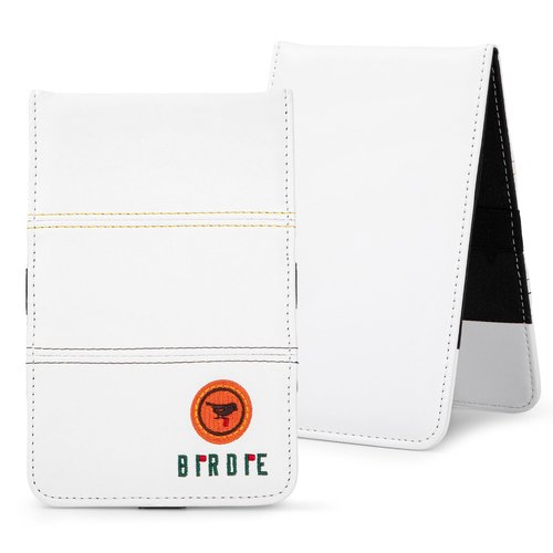 Aliennana Golf Scorecard & Yardage Book Holder Cover Quality Leather Golf Scorecard Holder 4.5 × 7 inches Golf Accessories (Birdie)