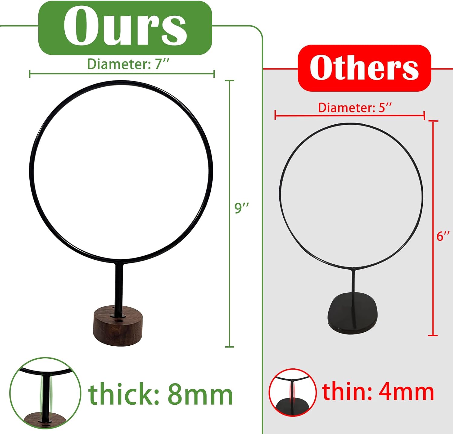 Skiennix Basketball Holder Wall Mount - Stylish Black Walnut Storage for Basketball, Football & More | 4 Pack