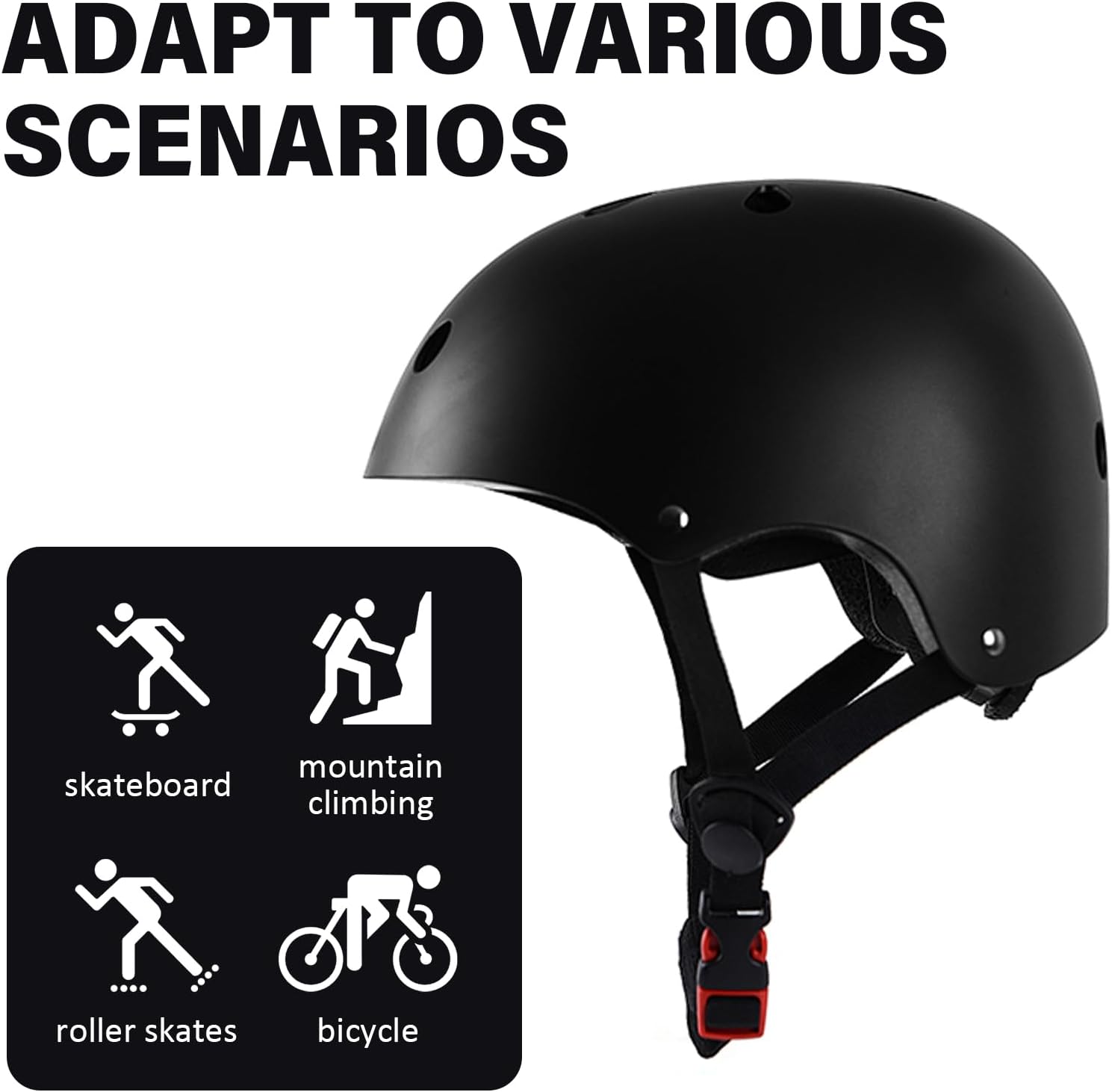 Skiennix Kids Toddler Bike Helmet - Adjustable Multi-Sport Safety Gear for Boys & Girls | 2 Sizes Available