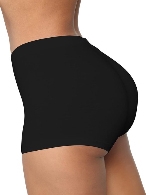 BORIFLORS Women's Booty Shorts - Sexy Elastic Waist Gym Biker Shorts for Ultimate Comfort
