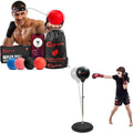 Champs MMA Boxing Training Bundle - Reflex Ball Set with Punch Counter App & Kids Punching Bag | Enhance Speed, Agility & Coordination for All Ages