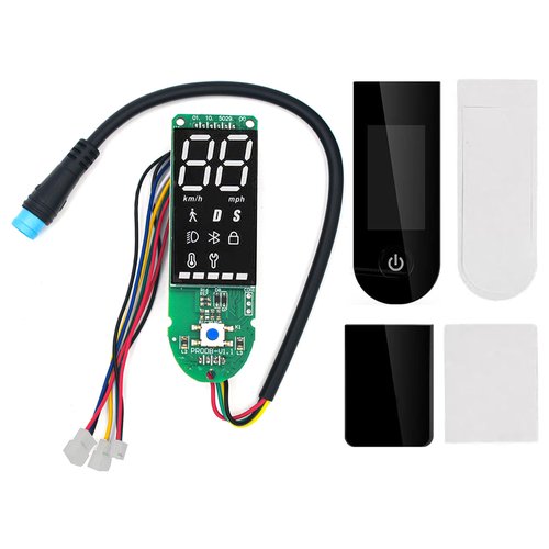GEARLINTON Dashboard with Cover Assembly for M365 / M365 Pro/Pro 2 Electric Scooter, Circuit Board Replacement for Electric Scooter Parts Accessories (M365 Dashboard-R)