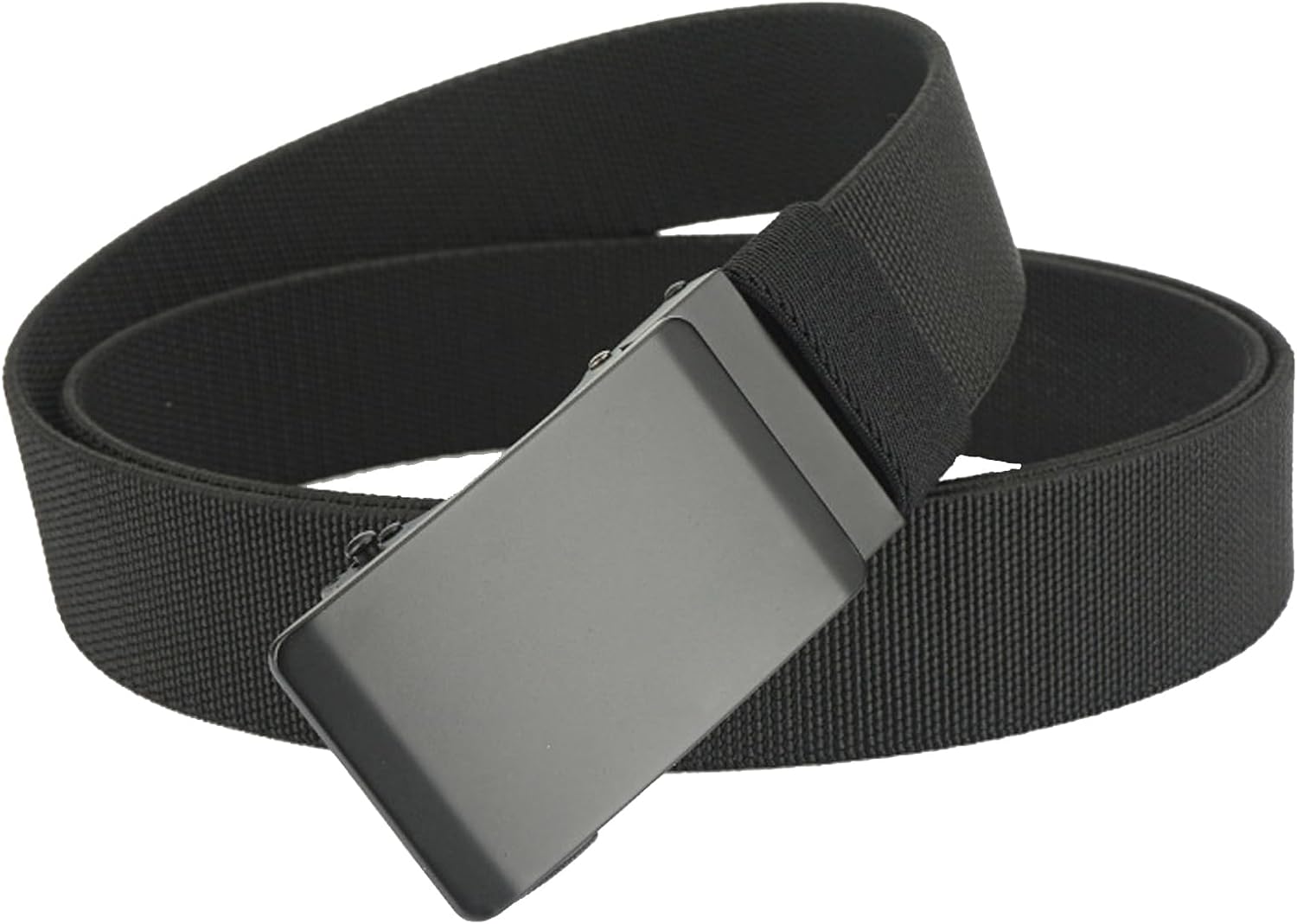 Skiennix Men's Elastic Nylon Ratchet Belt - Stretch Webbing for Jeans & Golf | 1.34" Wide