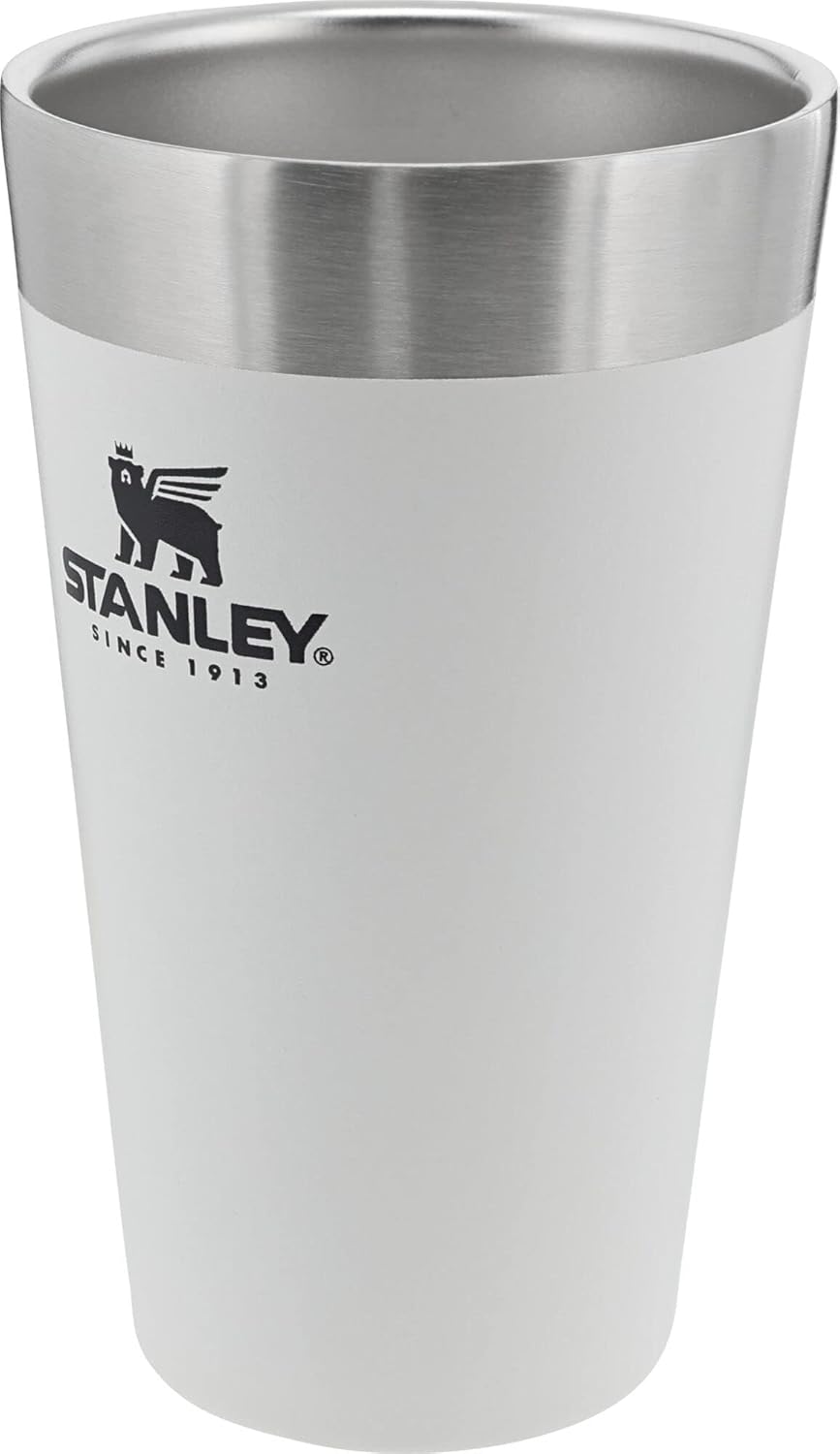 STANLEY Adventure Beer Pint - Durable Stackable Design for Outdoor Fun | 16 oz, Stainless Steel