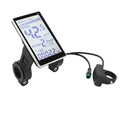 LCD Control Panel, Replacement 5 Pine Scooter LCD Display Meter Stable for 22 2mm Electric Bikes