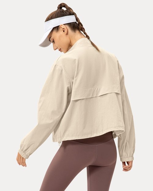 Locachy Women's Athletic Jacket - Lightweight Zip-Up Design for Windproof Sun Protection | Perfect for Workouts