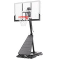 Feelwin Portable Basketball Hoop for Backyard Driveway, Adjustable Outdoor Basketball Goal with Stable Base and Shatterproof Backboard for Youth and Adults
