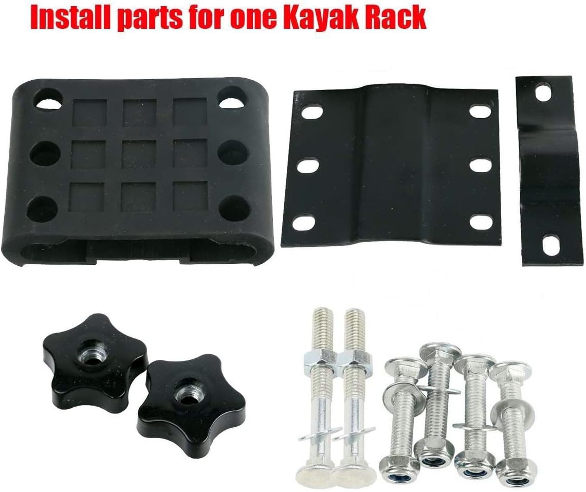 XMT-MOTO J-Bar Kayak Carrier - Universal Top Mount Roof Rack for SUVs & Vans | 2 Pairs