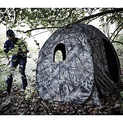 Doghouse Run & Gun Hunting Blind - Lightweight 2 Person Mossy Oak Break-Up