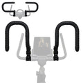 1 Pair U-Handlebar Extender for Indoor Spin Bikes,Get a Comfortable Upright Ride & Multiple Grip Positions to Relieve Strain.