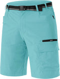 TACVASEN Men's Quick-Dry Cargo Shorts - Water-Resistant Casual Hiking & Golf Shorts