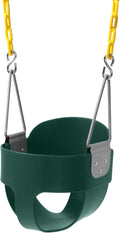 Skiennix High Back Toddler Swing Seat - Fully Assembled with Yellow Coated Chains | Safe & Durable