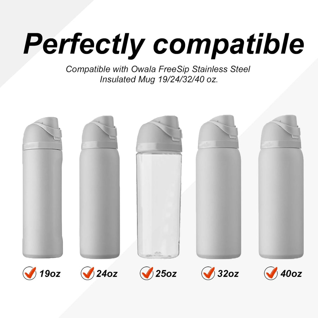 Owala Replacement Stopper - Leak Proof Silicone Lid for 24oz & 32oz Water Bottles | 2-Pack