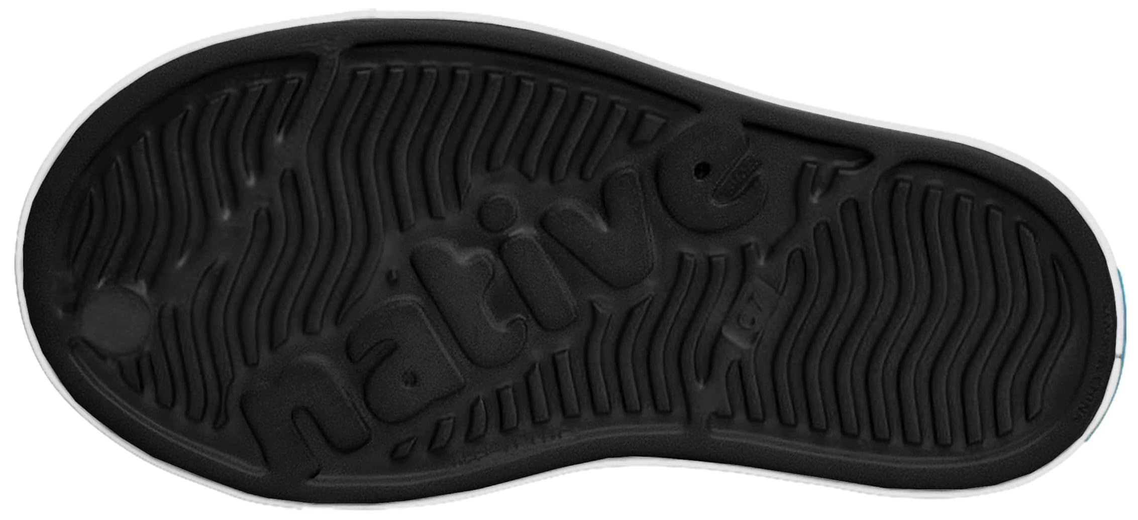 Native Shoes Unisex-Kids Jefferson Sneakers, Jiffy Black/Shell White, 8 Toddler