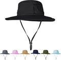 Skiennix UPF 50+ Sun Hat - Waterproof Wide Brim Bucket Hat for Fishing, Hiking & Beach | Foldable Design