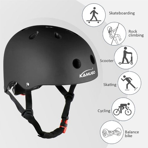 KAMUGO Kids Adjustable Helmet - Multi-Sport Safety Gear for Ages 2-14 | Ideal for Cycling, Skating & Scooting